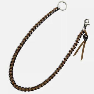 28" Strong Leash w/ Leaher Thick Wallet Biker Trucker Keychain Jean Key …